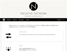 Tablet Screenshot of negative-network.com